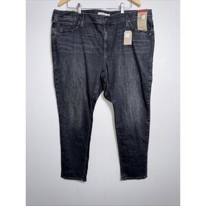 New Levi's Women's‎ 311 Shaping Skinny Jeans 22W Black Mid Rise Tummy Slimming